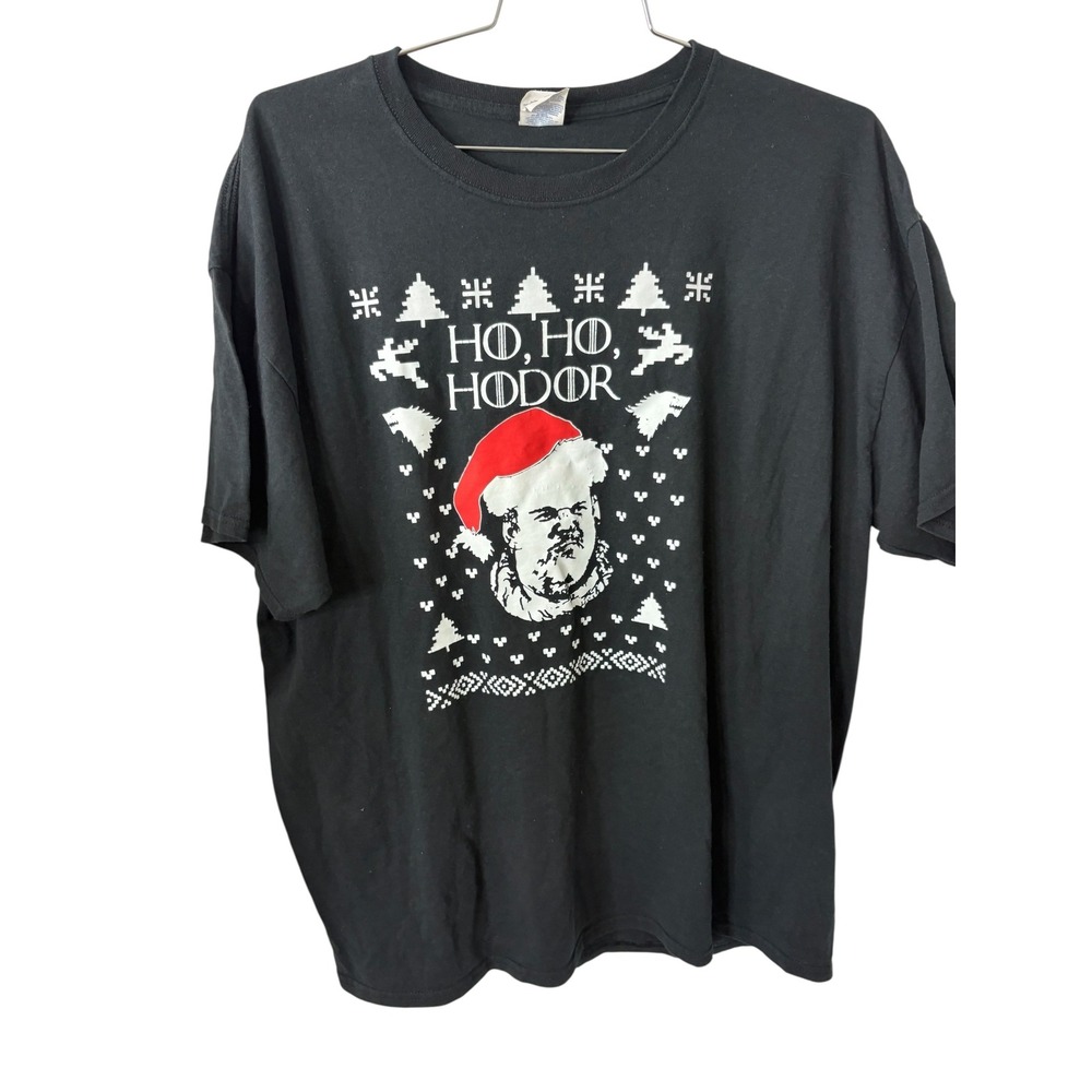 Game of Thrones‎ Hodor Ugly Christmas T-Shirt 2XL Holiday Tee